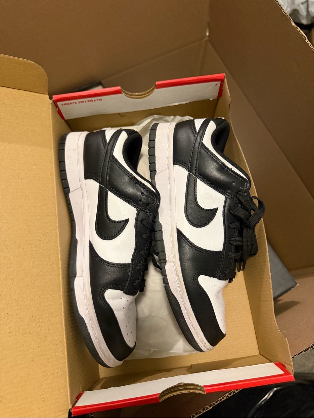 Nike Kids Black and White Low-Top Sneakers
